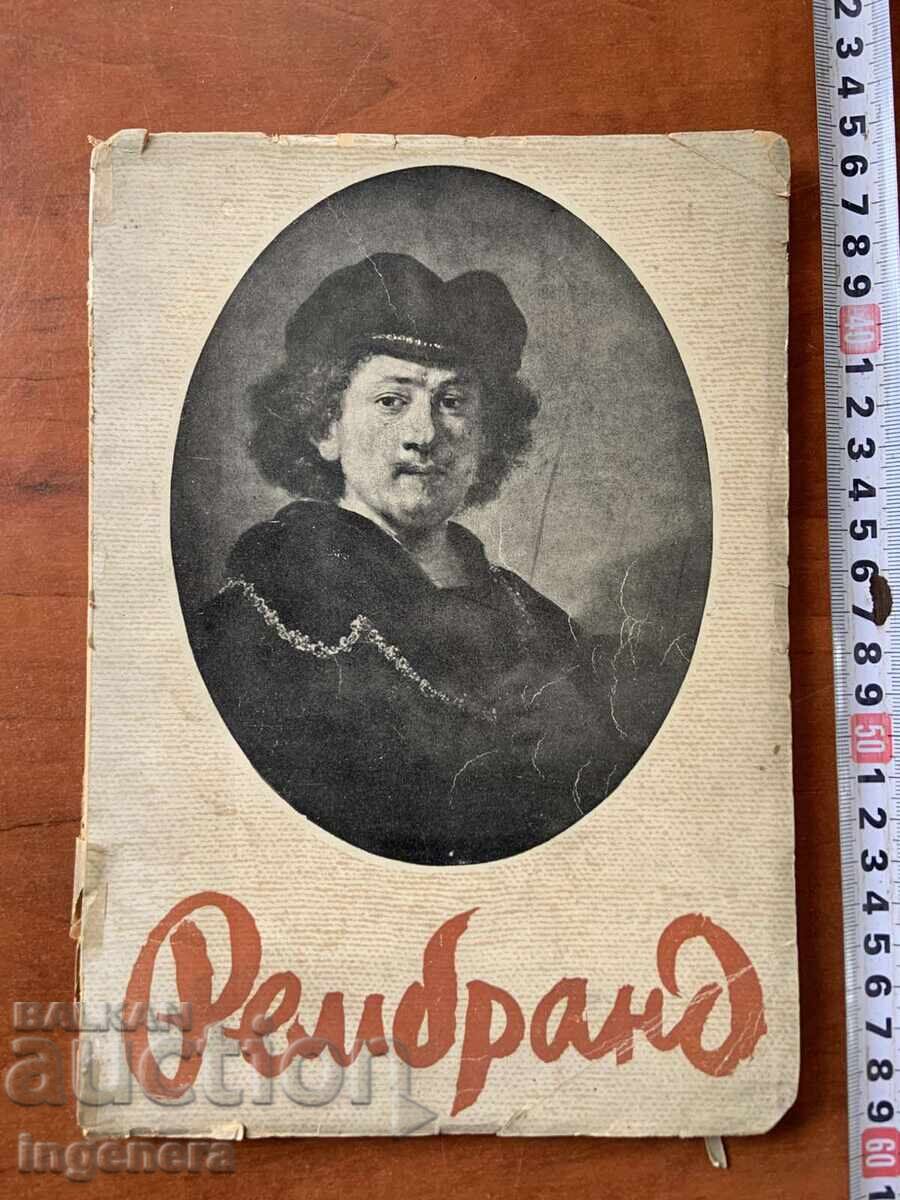 CARTE DESPRE REMBRANDT - 1946