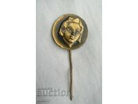 Insigna - Liliana Dimitrova, RMS, Uniunea Tineretului Muncitoresc