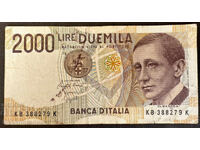 Italia 2000 Lire 1990 Pick 115 Ref 8279