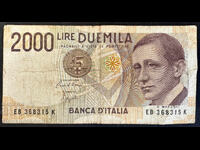 Italia 2000 Lire 1990 Pick 115 Ref 8315