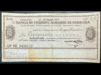 Italia 50 Lire Banca di Creto