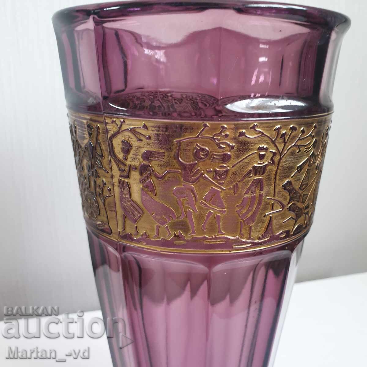 The Amethyst Vase of Ludwig Moser with price 150.00 BGN | € 76.69