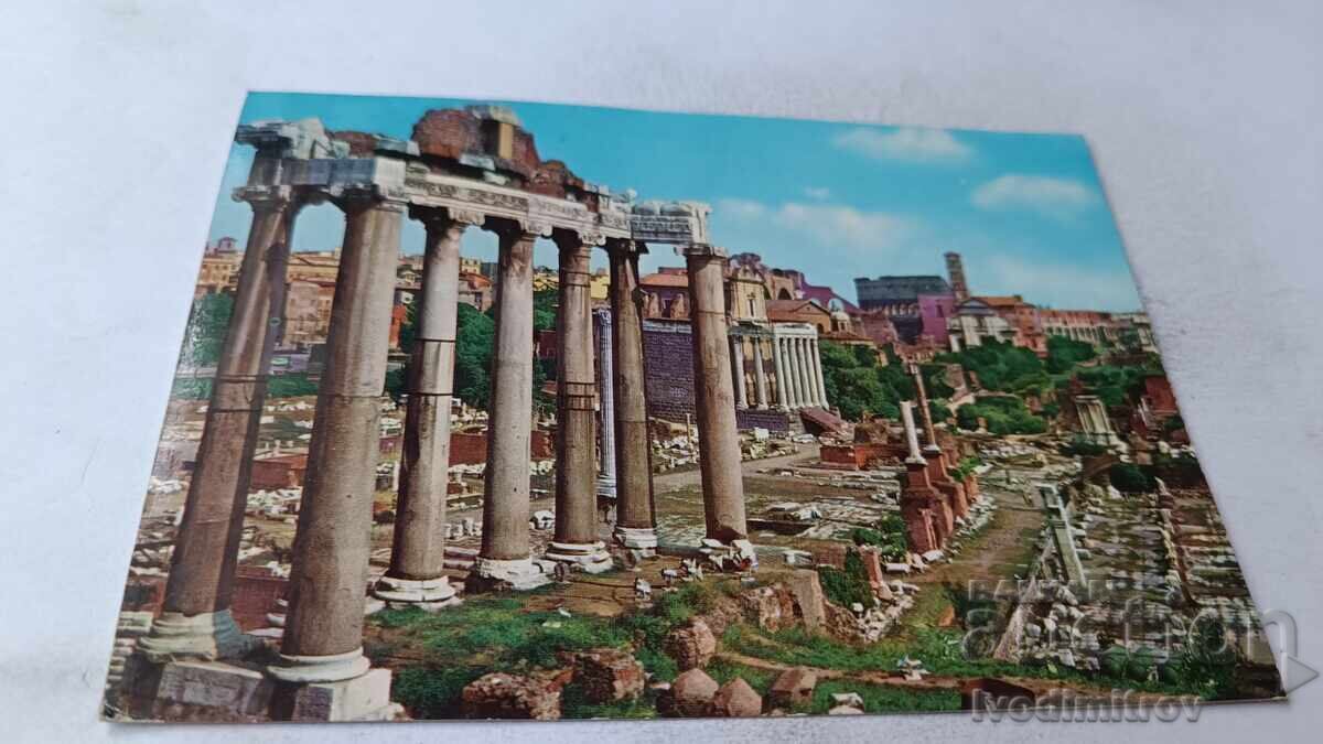 Postcard Rome Roman Forum Postcard Rome Roman Forum