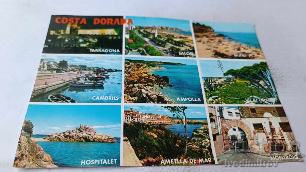 Postcard Tarragona Costa Dorada Postcard Tarragona Costa Dorada