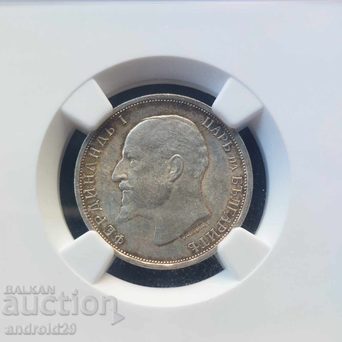 1 lev 1913 godina Regatul Bulgariei - MS62 de la NGS / Monedă cu preț 220.00 BGN | € 112.48