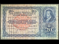 Ελβετία 20 Φράγκα 1944 Pick 39m Ref 7685