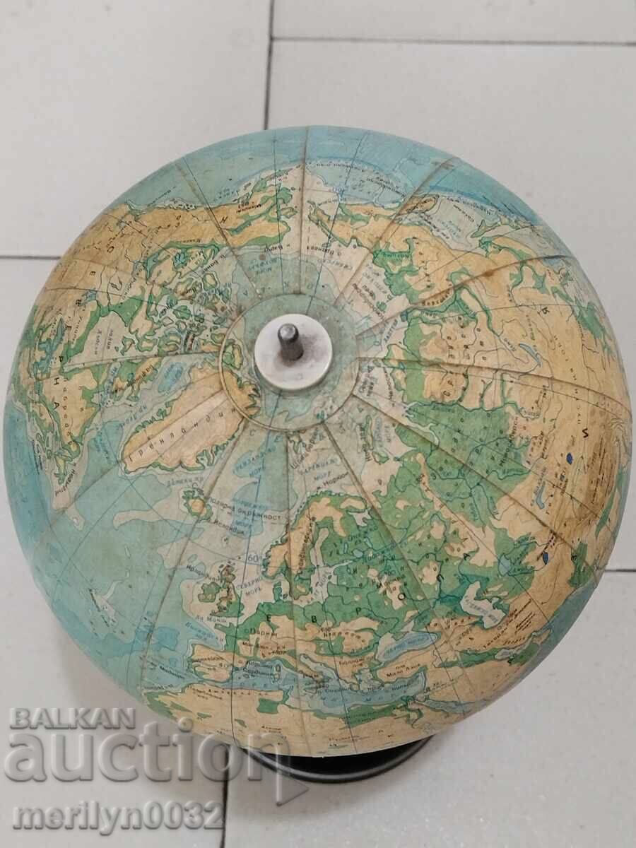 Παράδοση Παλιός σχολικός υδρόγειος σφαίρα Παράδοση Παλιός σχολικός υδρόγειος σφαίρα