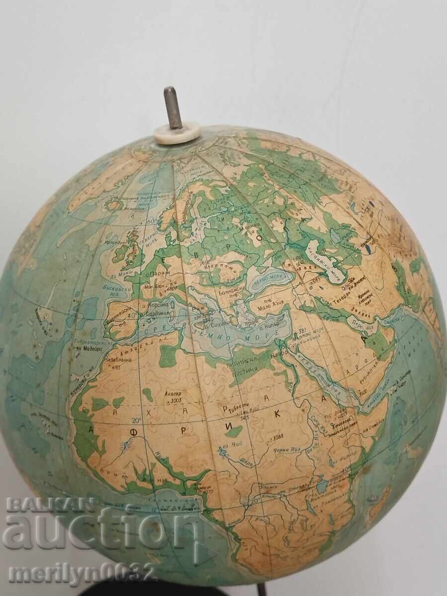 Παλιός σχολικός υδρόγειος σφαίρα - 5 Παλιός σχολικός υδρόγειος σφαίρα - 5