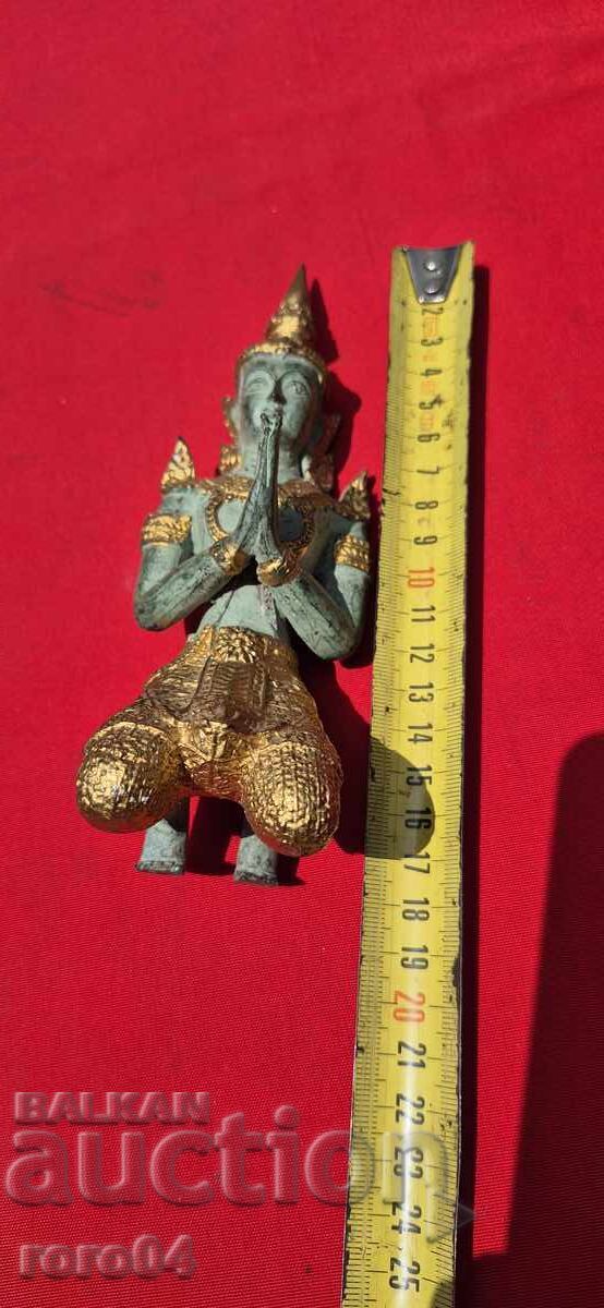 STATUIE VECHE DE BRONZ - Theppanom - 5