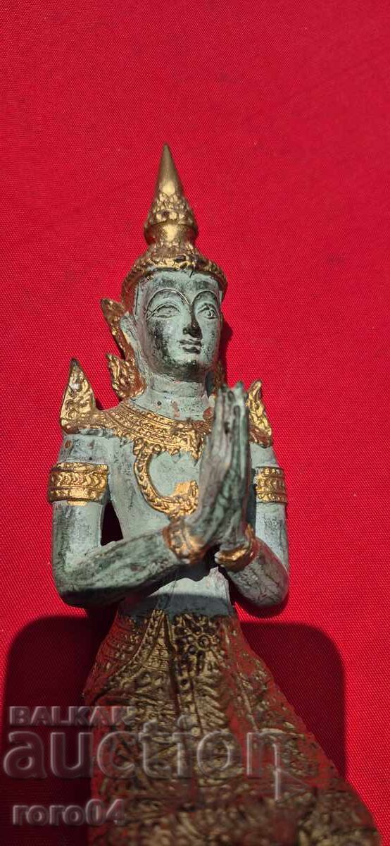 STATUIE VECHE DE BRONZ - Theppanom - 6