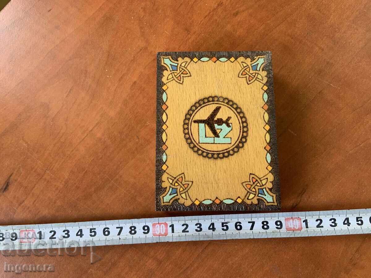 Delivery of BOX WOOD PYROGRAPH DRAWING ANTIQUE FROM SOCA MOSTRA