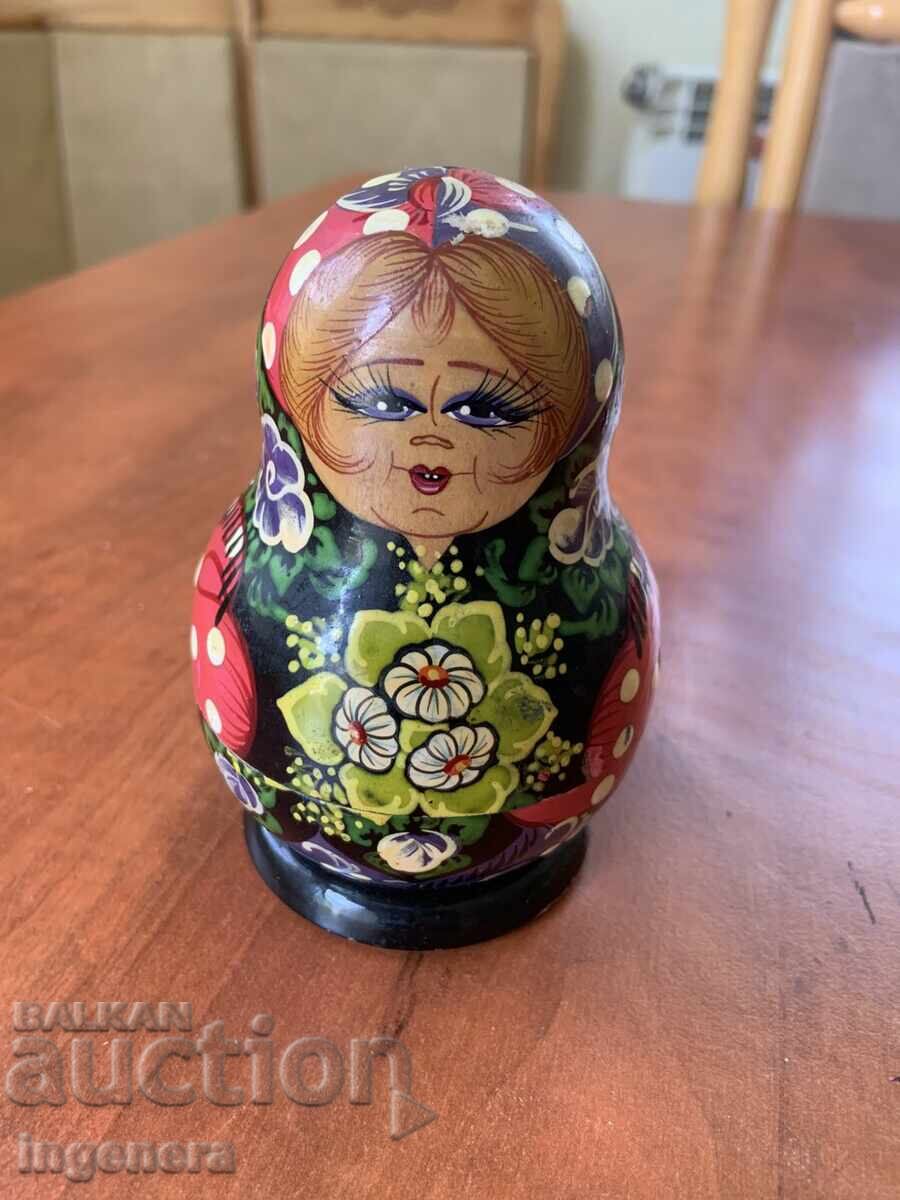 МАТРЬОШКА МАТРЬОШКИ КУКЛА ДЪРВО СТАРИННА-7 БРОЯ с цена 75.00 лв. | € 38.35 МАТРЬОШКА МАТРЬОШКИ КУКЛА ДЪРВО СТАРИННА-7 БРОЯ с цена 75.00 лв. | € 38.35