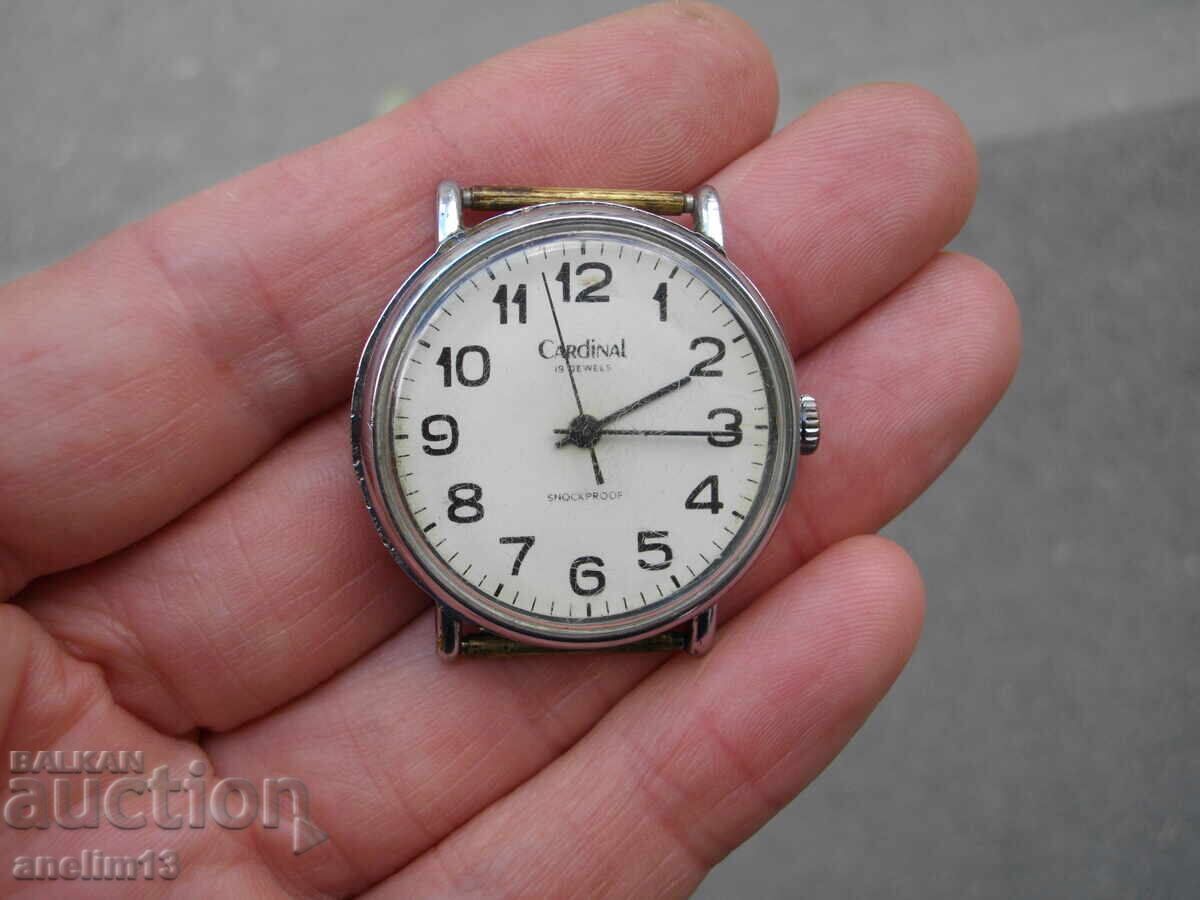 Auction  COLLECTOR'S WATCH RAKETA RAKETA CARDINAL 19 JEWELS