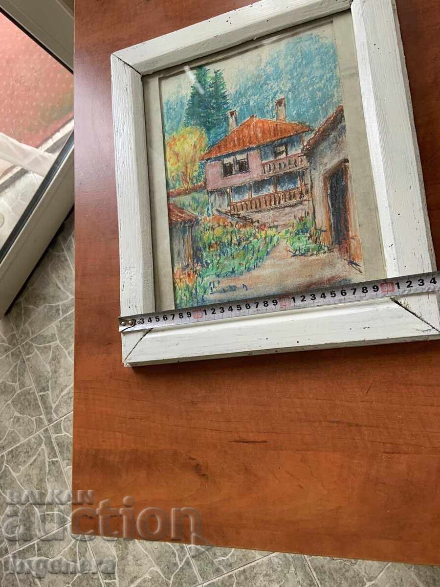 Livrarea TABLOU - PASTEL USCAT - KOPRIVSHTITSA SEMNAT