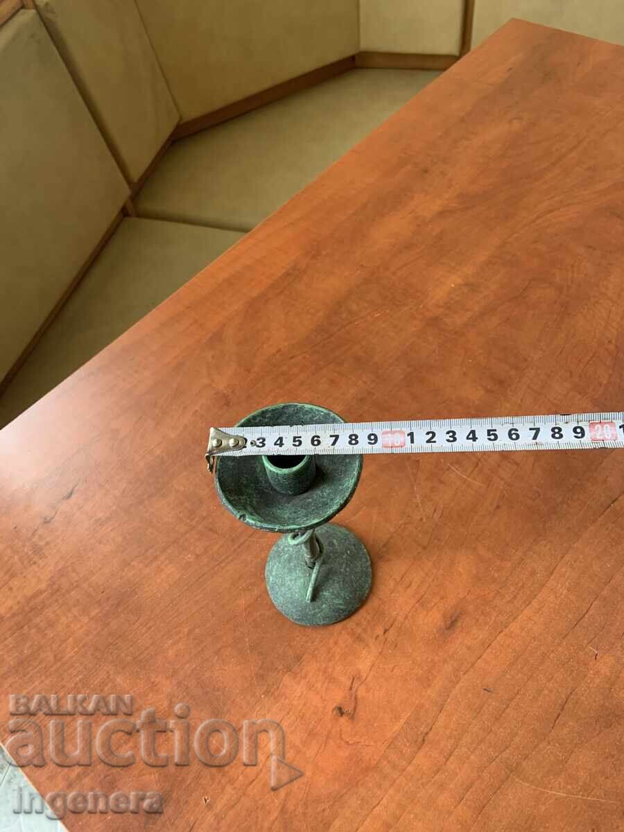 Licitație SFEȘNIC METAL BRONZ -500 GRAME