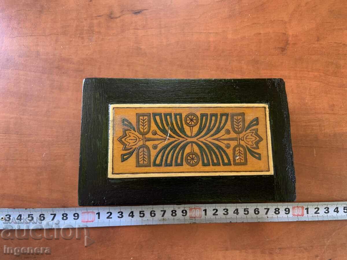 ΚΟΥΤΙ ΞΥΛΟ ΠΥΡΟΓΡΑΦΙΚΟ ΣΧΕΔΙΟ ΑΝΤΙΚΕ ΑΠΟ SOCA MOSTRA με τιμή 22.00 BGN | € 11.25