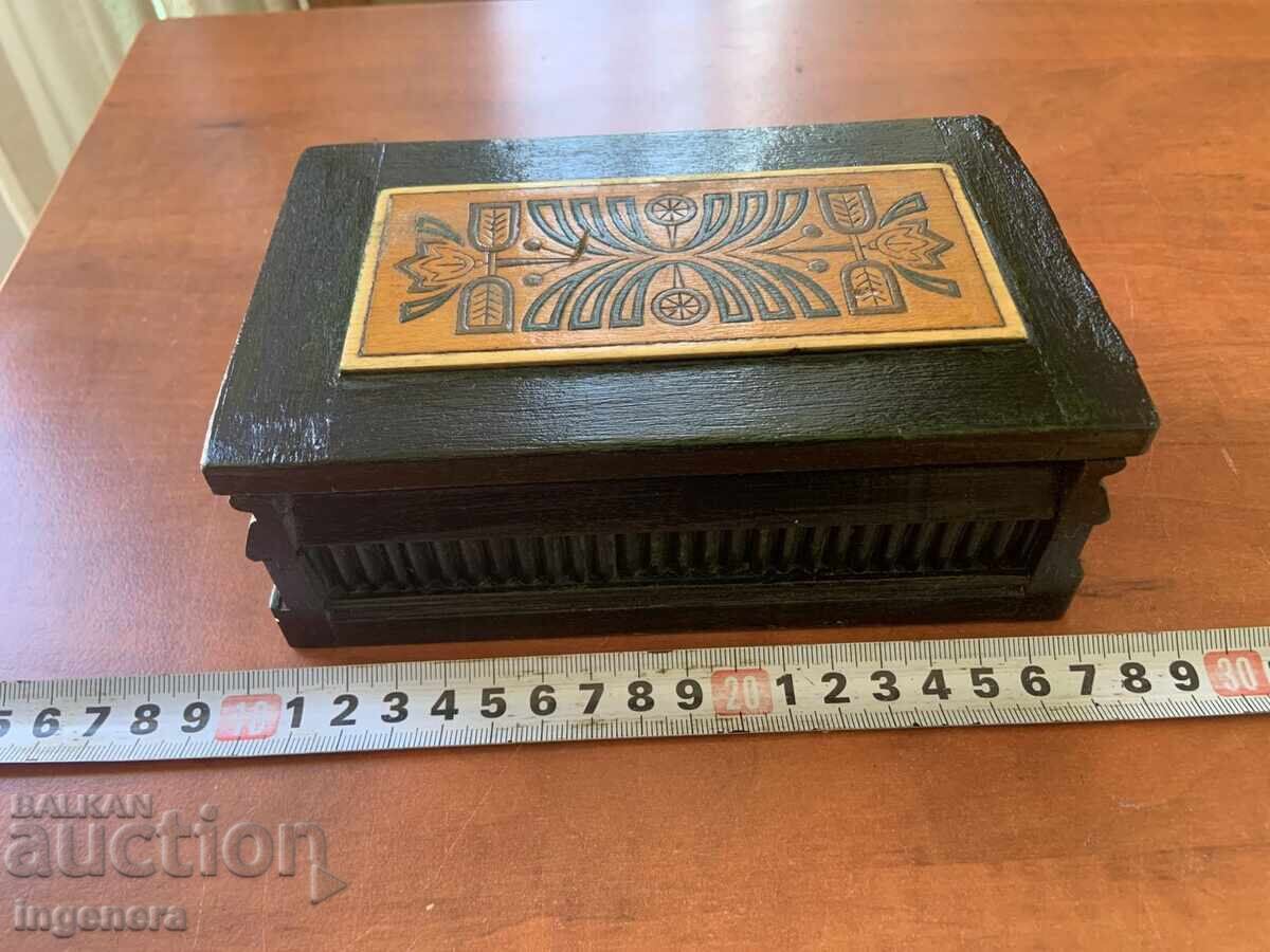 ΚΟΥΤΙ ΞΥΛΟ ΠΥΡΟΓΡΑΦΙΚΟ ΣΧΕΔΙΟ ΑΝΤΙΚΕ ΑΠΟ SOCA MOSTRA