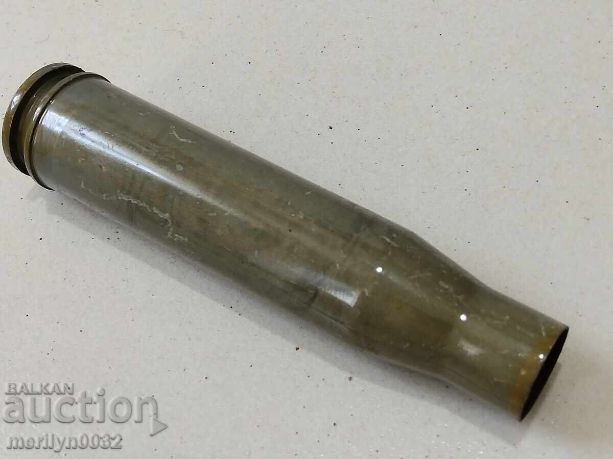 Steel sleeve large-caliber machine gun ammunition cartridge