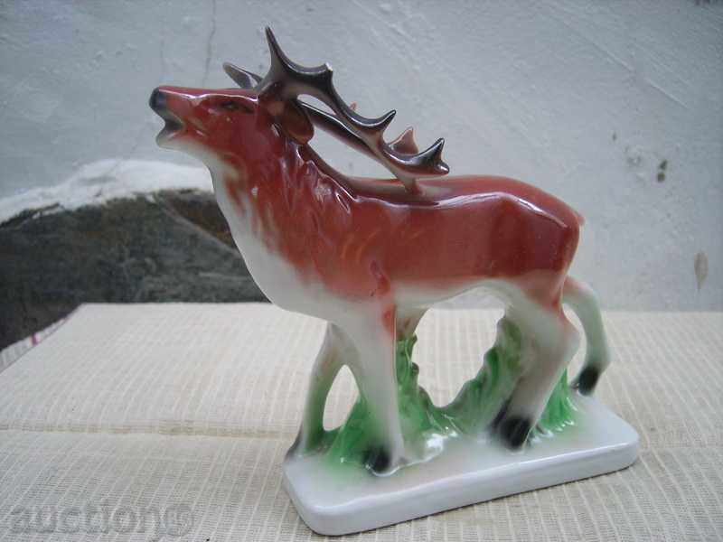 I am selling a porcelain deer figure I am selling a porcelain deer figure