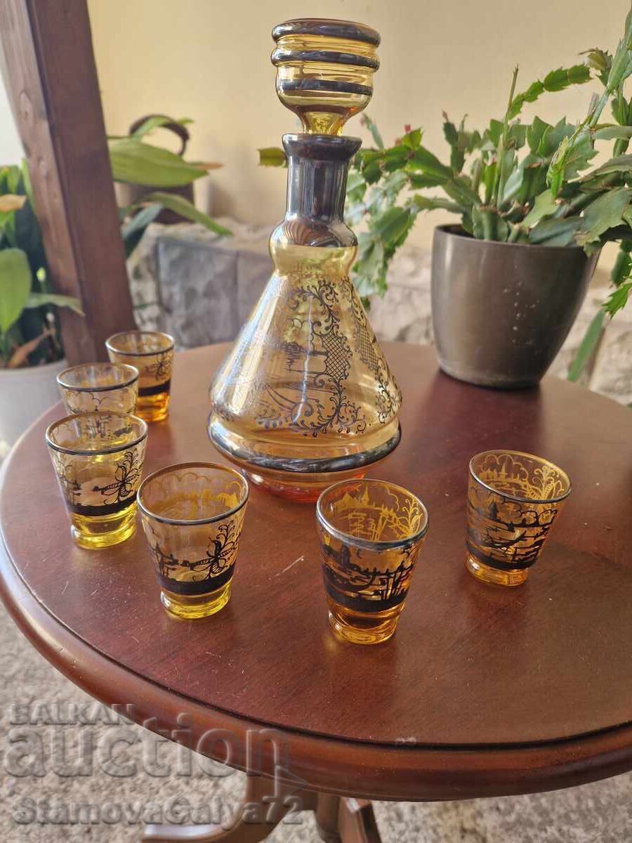 Παράδοση Ιταλικό σερβίτσιο από Βενετσιάνικο γυαλί και ασήμι