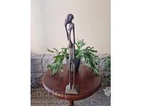 Great antique bronze figure statuette sculpture