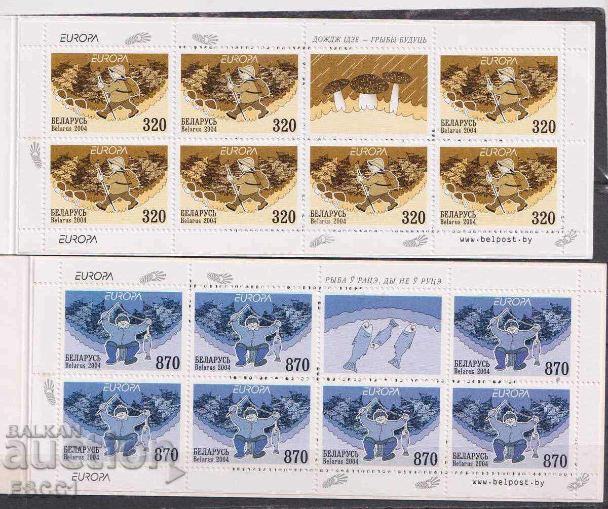 Καθαρές γραμματόσημες σε καρτελάκι Ευρώπη ΣΕΠΤ 2004 από Λευκορωσία Καθαρές γραμματόσημες σε καρτελάκι Ευρώπη ΣΕΠΤ 2004 από Λευκορωσία