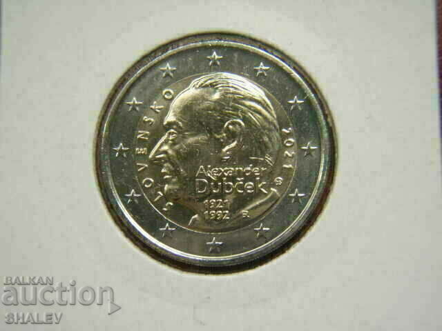 Auction 2 euro 2021 Slovakia "Dubcek" - Unc (2 euro) Auction 2 euro 2021 Slovakia "Dubcek" - Unc (2 euro)