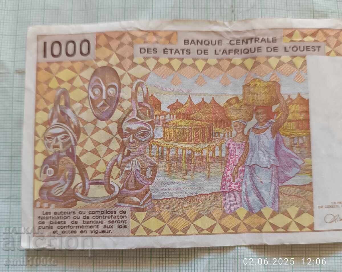 1000 φράγκα Δυτική Αφρική - 6