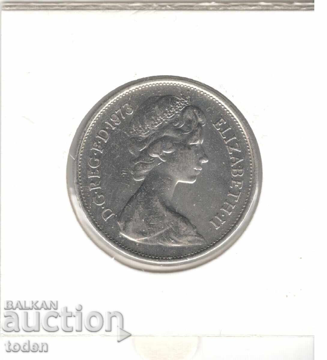 Δημοπρασία Ηνωμένο Βασίλειο-10 Pence-1973-KM# 912-Ελισάβετ Β' 2ο πορτρ