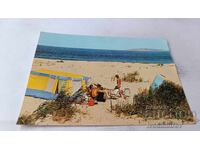 П К Бургаски окръг Плажът на къмпинг Тополите 1980