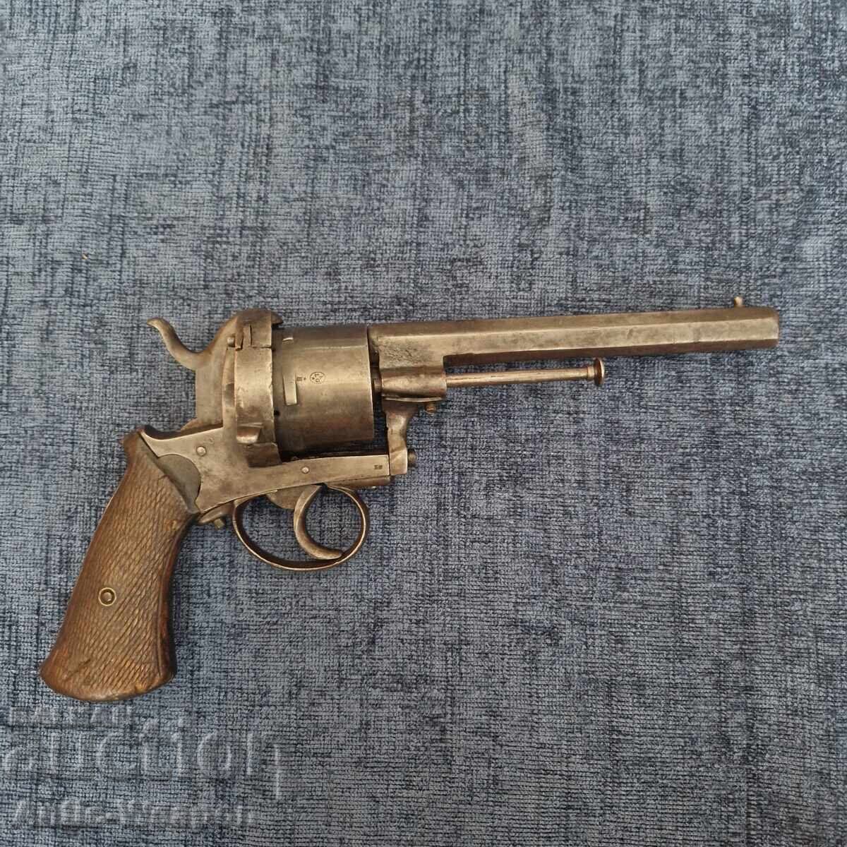 Auction Large Pistol, Naval Shift Revolver, France, M1854 Auction Large Pistol, Naval Shift Revolver, France, M1854