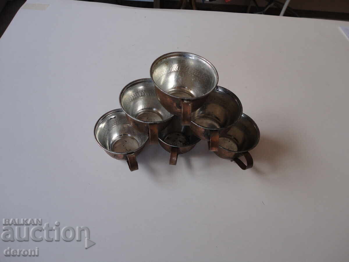 Σερβίτσιο από χαλκό και μέλι, φλιτζάνια, φλιτζάνι 2 με τιμή 40.00 BGN | € 20.45