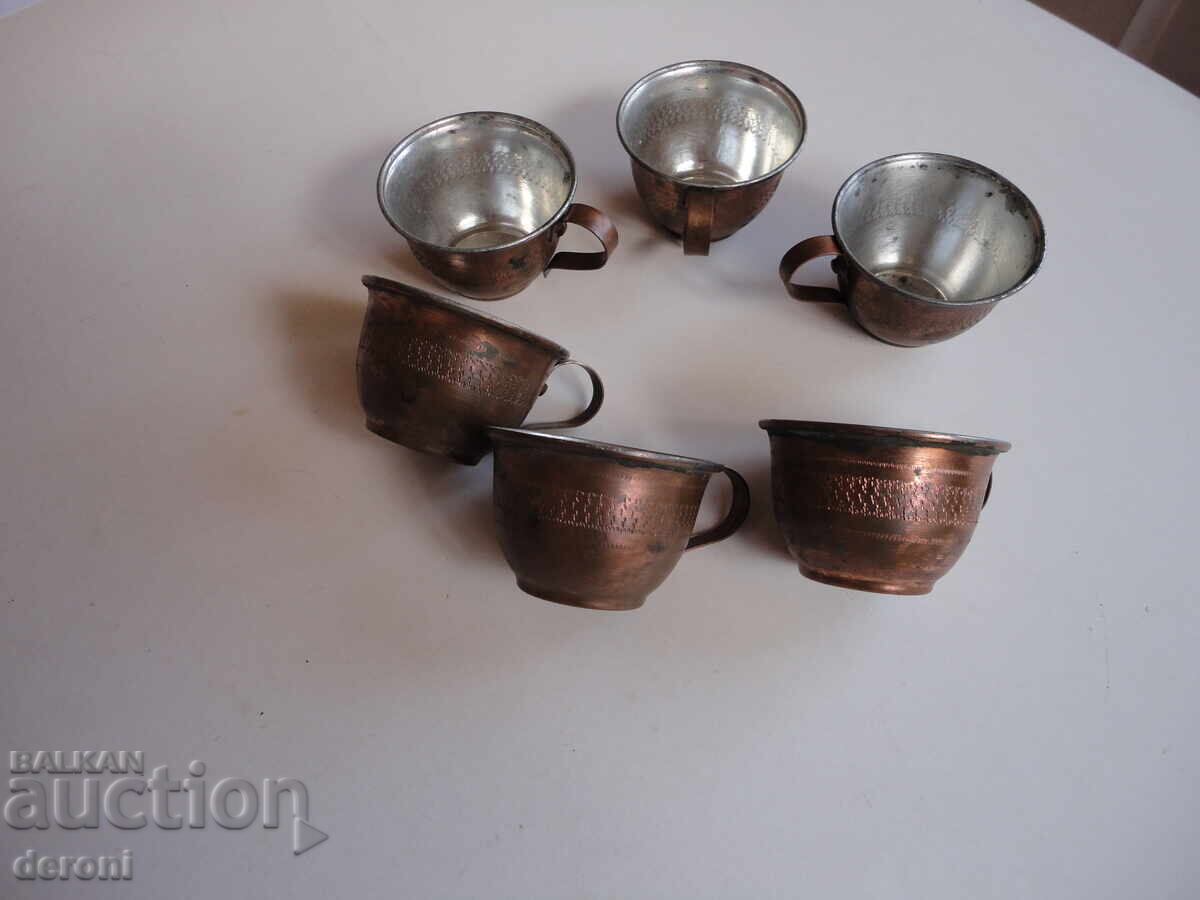 Σερβίτσιο από χαλκό και μέλι, φλιτζάνια, φλιτζάνι 2 - 5