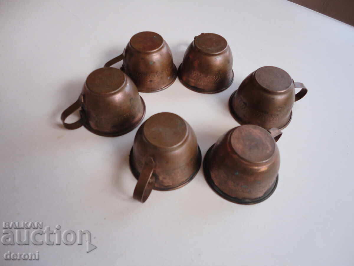 Σερβίτσιο από χαλκό και μέλι, φλιτζάνια, φλιτζάνι 2 - 6