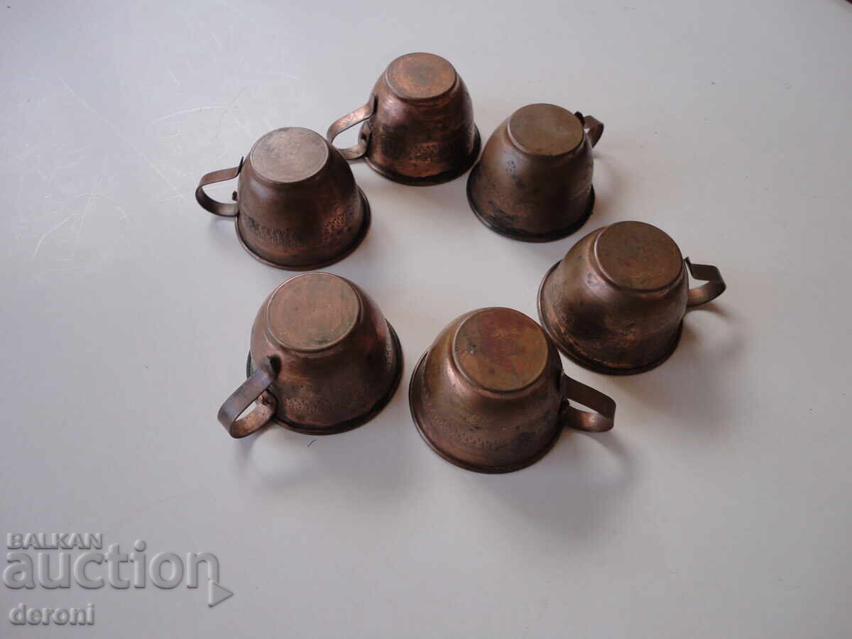 Σερβίτσιο από χαλκό και μέλι, φλιτζάνια, φλιτζάνι 2 - 7