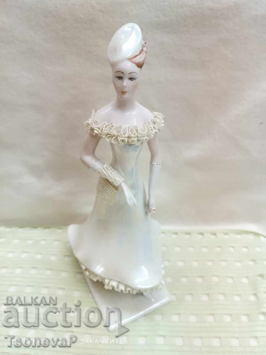 Porcelain statuette of Alba Iulia, Romania Porcelain statuette of Alba Iulia, Romania