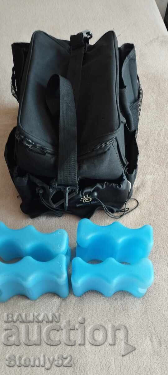 Cooler bag with cooling liquid elements with price € 12.78 | 25.00 BGN Cooler bag with cooling liquid elements with price € 12.78 | 25.00 BGN