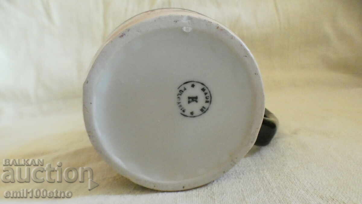 Халба буре с Елен стар български порцелан Китка Нови пазар - 6