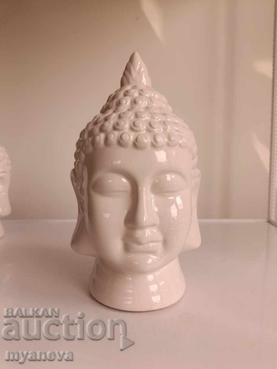 Porcelain Buddha Head in Relaxed and Meditative Pose with price 20.00 BGN | € 10.23 Porcelain Buddha Head in Relaxed and Meditative Pose with price 20.00 BGN | € 10.23