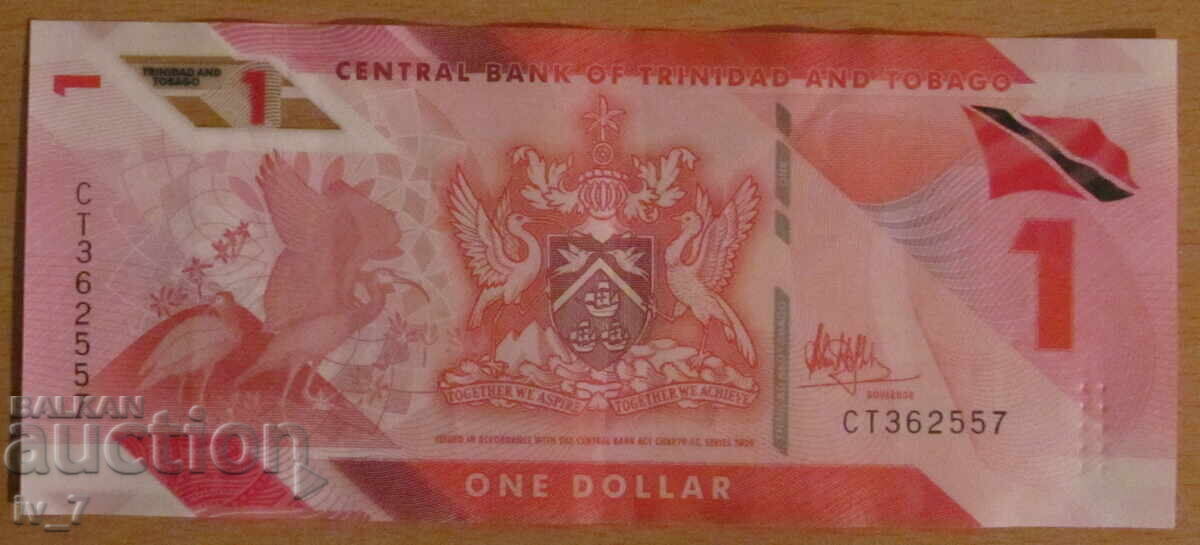 1 DOLLAR 2020, TRINIDAD AND TOBAGO - Polymer - aUNC