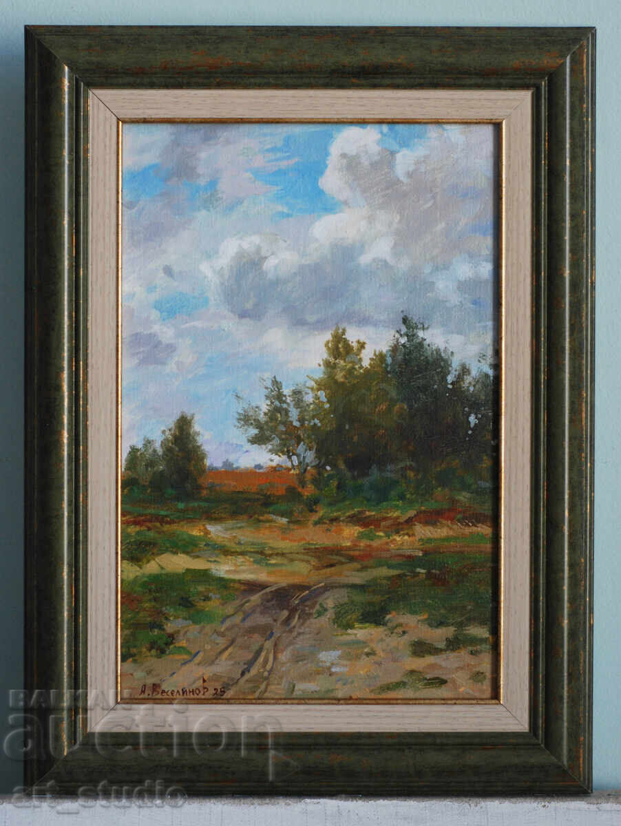 Μονοπάτι στο δάσος - ελαιογραφία