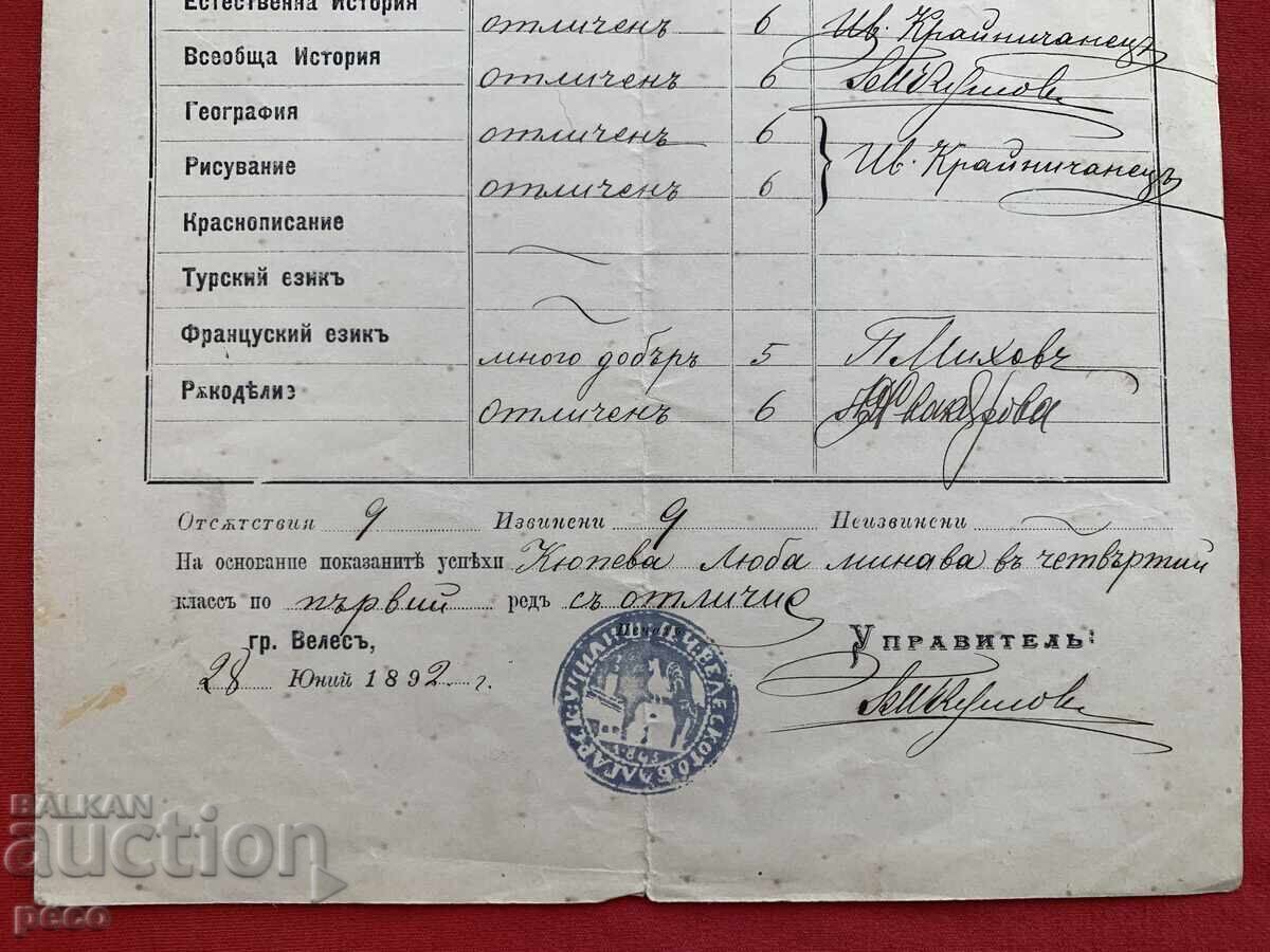 Παράδοση Βελεσκό Βουλγαρικό σχολείο 1891/92 Λιούμπα Κιουπέβα ΒΜΟΡΟ Παράδοση Βελεσκό Βουλγαρικό σχολείο 1891/92 Λιούμπα Κιουπέβα ΒΜΟΡΟ