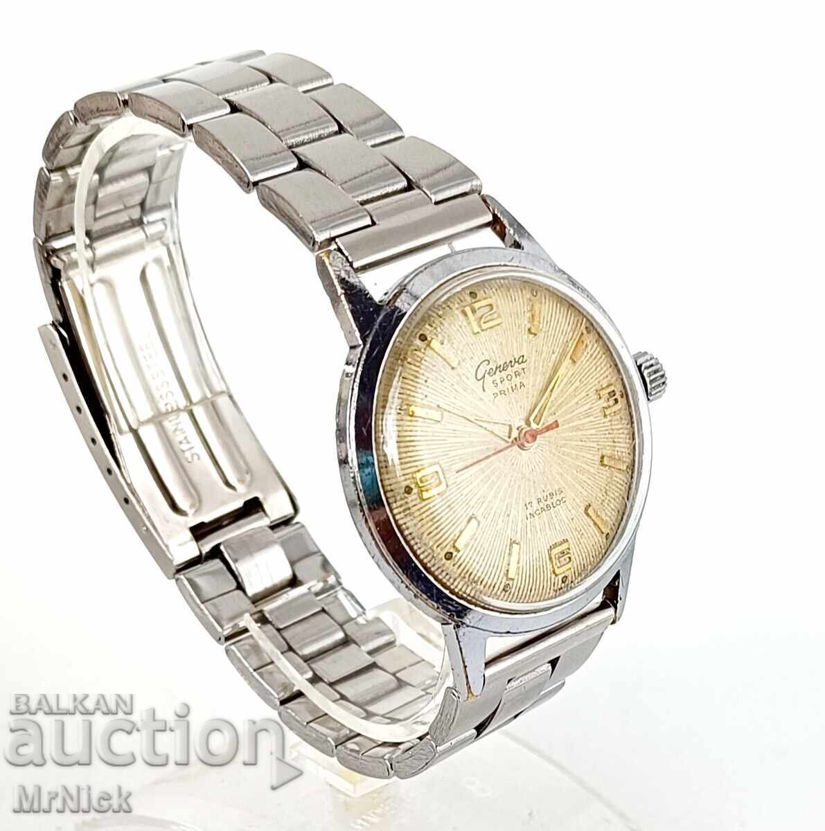 Auction  Geneva Sport Prima 17 J - Original Swiss Watch