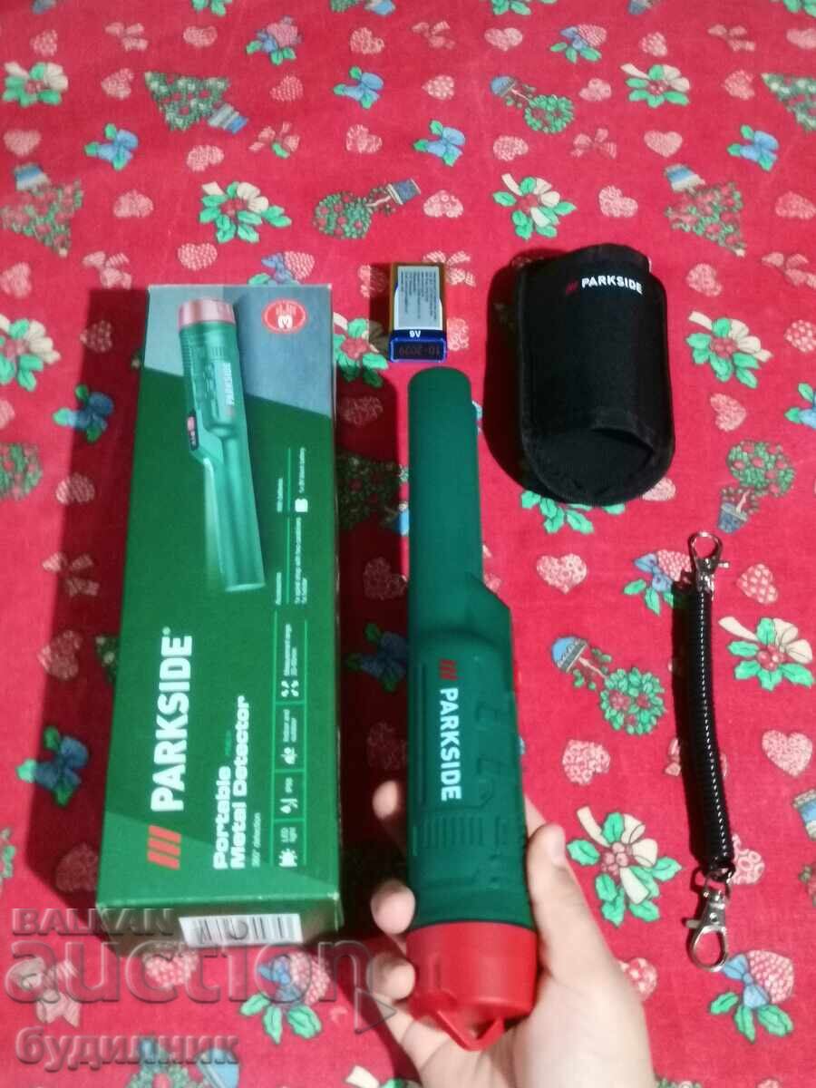 Чисто нов пинпойтер с батерия PARKSIDE. Размери на снимките Чисто нов пинпойтер с батерия PARKSIDE. Размери на снимките