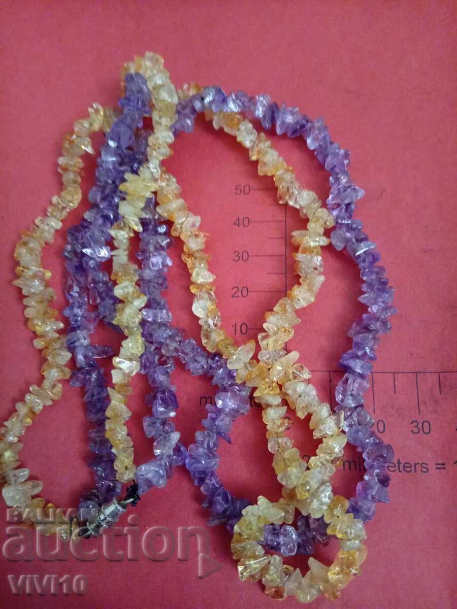 Antique amethyst necklace