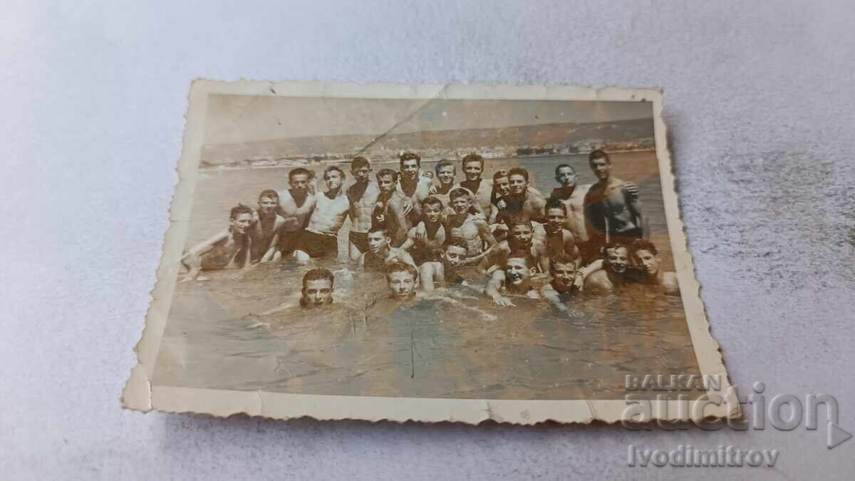 Photograph Stalin Young men on the seashore 1954
