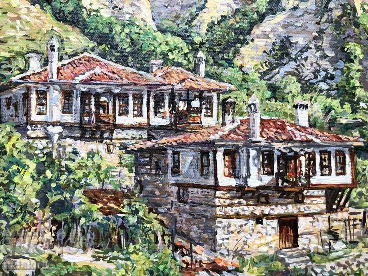 "Peisaj din Melnik" cu preț 900.00 BGN | € 460.16 "Peisaj din Melnik" cu preț 900.00 BGN | € 460.16