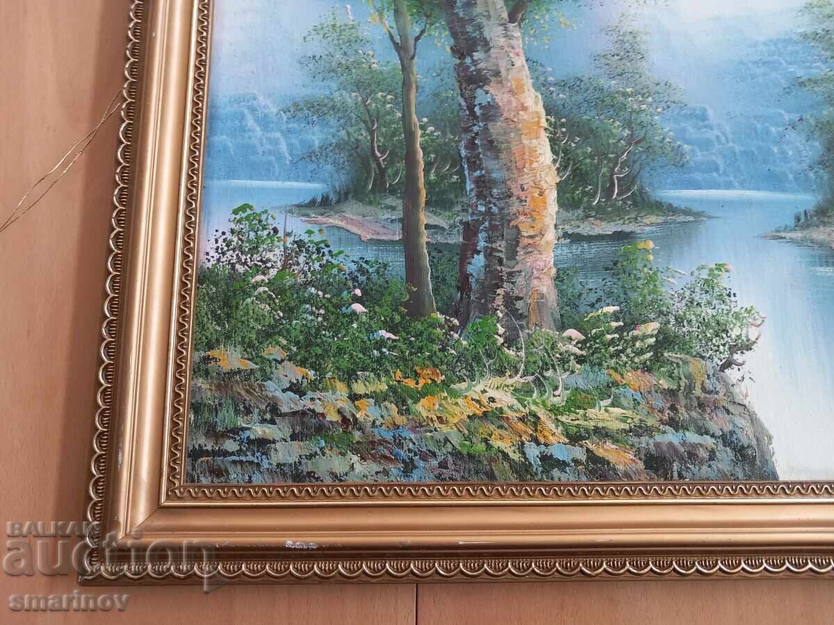 Beautiful oil painting on canvas with price 85.00 BGN | € 43.46