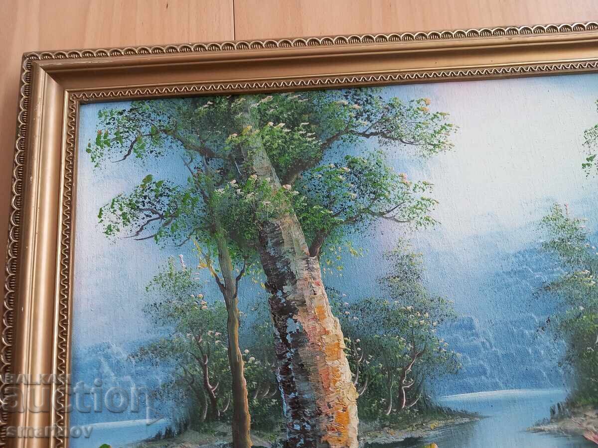 Auction  Beautiful oil painting on canvas