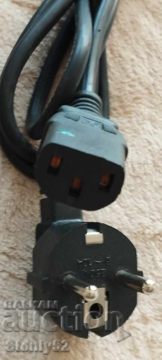 2 pcs. power cables for 220 V appliances with price 10.00 BGN | € 5.11 2 pcs. power cables for 220 V appliances with price 10.00 BGN | € 5.11